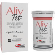 Suplemento Alimentar Aliv Pet 50 Mg para Cães - 40 Comprimidos