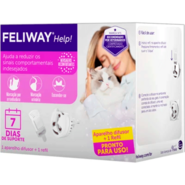 Difusor + Refil Feliway Help para Gatos - 1 Unidade