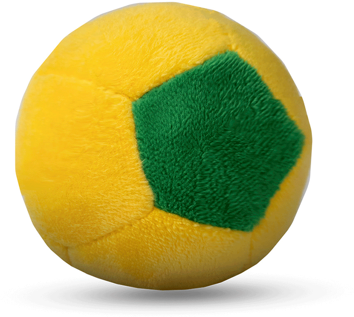 Brinquedo Bola de Futebol Copa do Mundo para Cães - Tam. Único