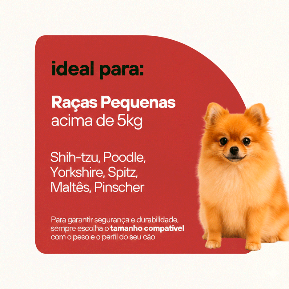 Brinquedo Mordedor Biobone para Cães Ossinho Pequeno Sabor Carne - Tam. Único