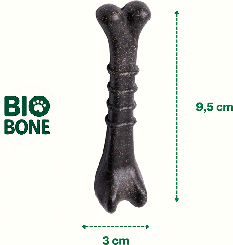 Brinquedo Mordedor Biobone para Cães Ossinho Pequeno Sabor Carne - Tam. Único