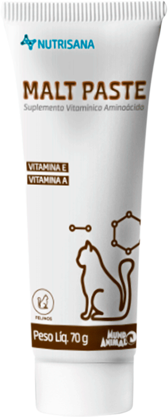 Suplemento Vitamínico Nutrisana Malt Paste para Gatos - 70 g