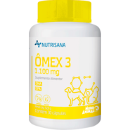 Suplemento Alimentar Nutrisana Ômex 3 1.100 mg para Cães e Gatos - 30 Cápsulas