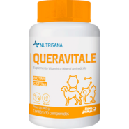 Suplemento Vitamínico Nutrisana Queravitale para Cães e Gatos - 30 Comprimidos