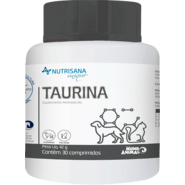 Suplemento Aminoácido Nutrisana Taurina para Cães e Gatos - 30 Comprimidos