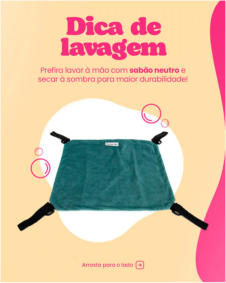 Rede Bichinho Chic Azul para Gatos - Tam. M