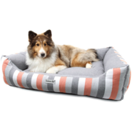 Cama Retangular Bichinho Chic Eco Laranja para Cães e Gatos - Tam. EGG