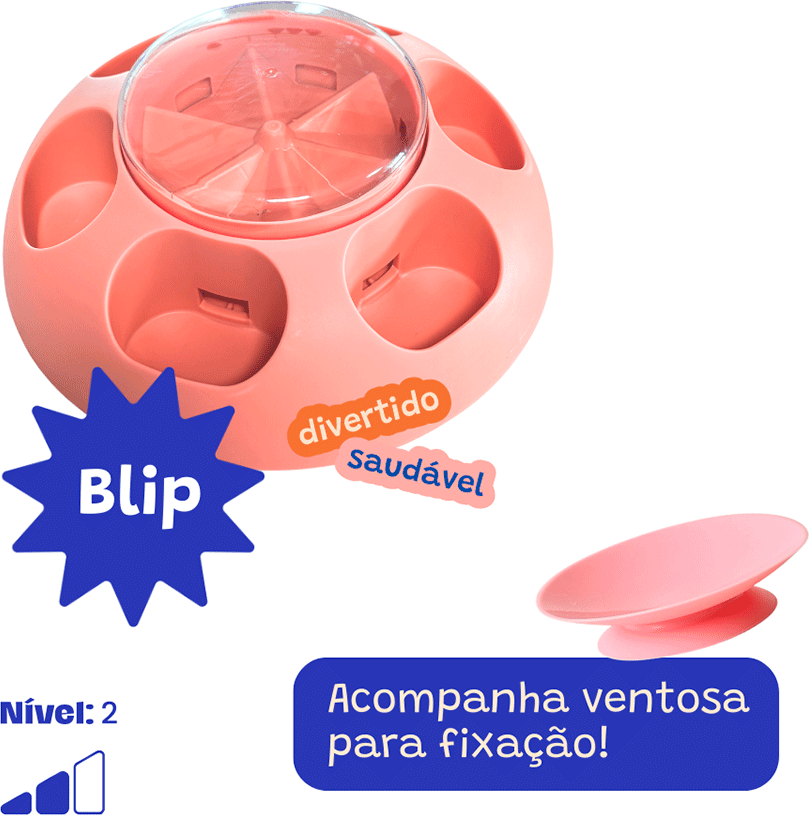Brinquedo Interativo Fuzzie Blip para Cães - Tam. Único