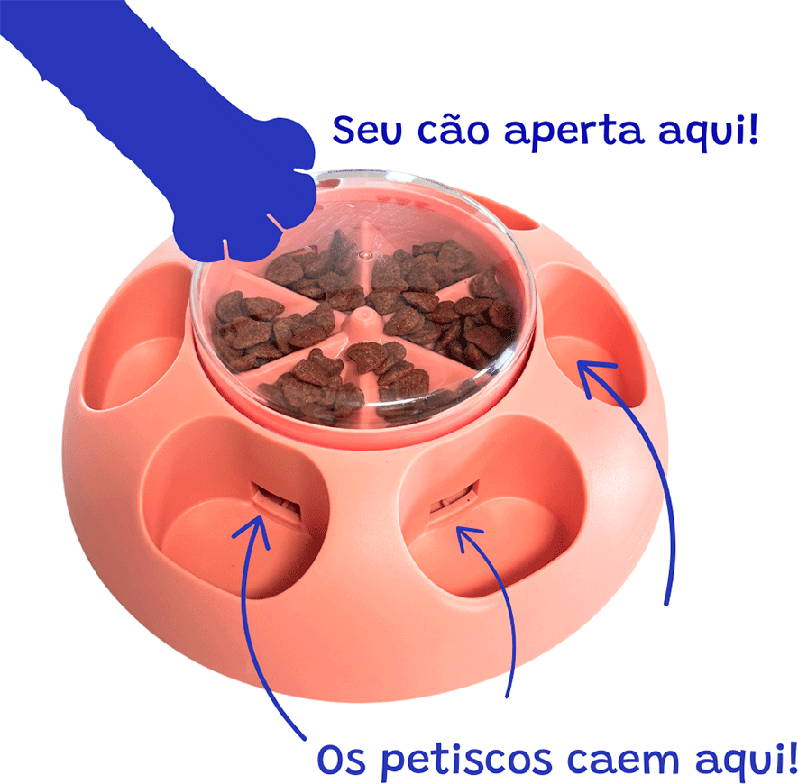 Brinquedo Interativo Fuzzie Blip para Cães - Tam. Único