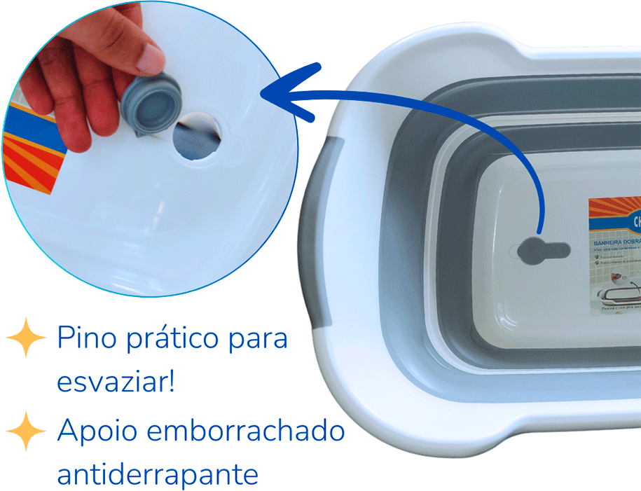Bandeja Sanitária Dobrável Chalesco Flex para Gatos - Tam. Único