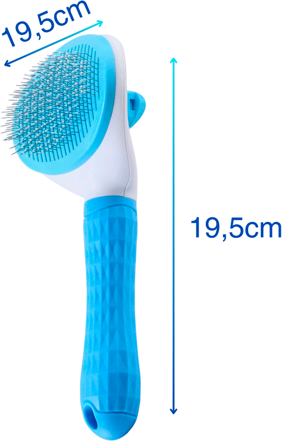Rasqueadeira Chalesco D-Pets Magica para Cães e Gatos - Tam. M
