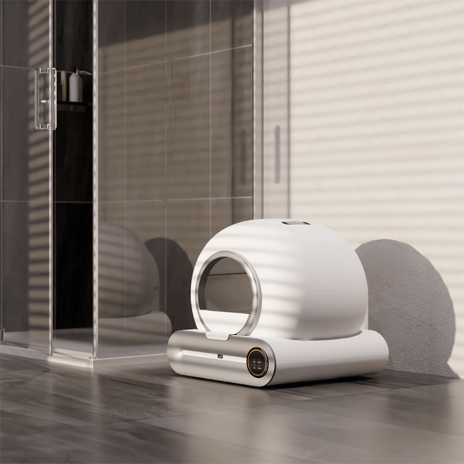 Caixa de Areia Automática Chalesco T-Pro para Gatos - Tam. Único