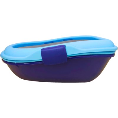 Bandeja Higienica Chalesco Moderna Azul para Gatos