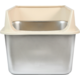 Caixa de Areia Meau Inox com Soleira para Gatos
