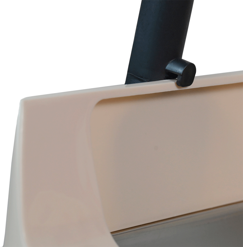 Caixa de Areia Meau Inox com Soleira para Gatos - Tam. G