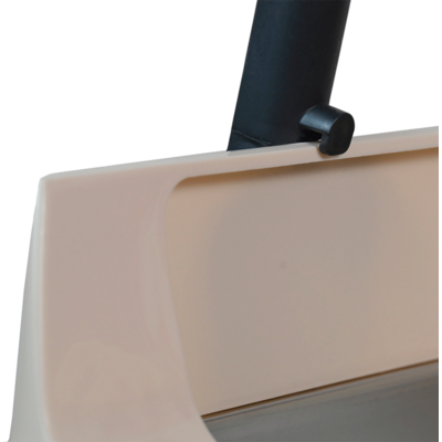 Caixa de Areia Meau Inox com Soleira para Gatos