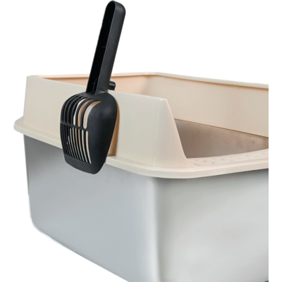 Caixa de Areia Meau Inox com Soleira para Gatos