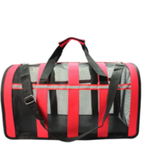 Mala de Transporte Animalissimo Vermelho para Cães e Gatos - Tam. M