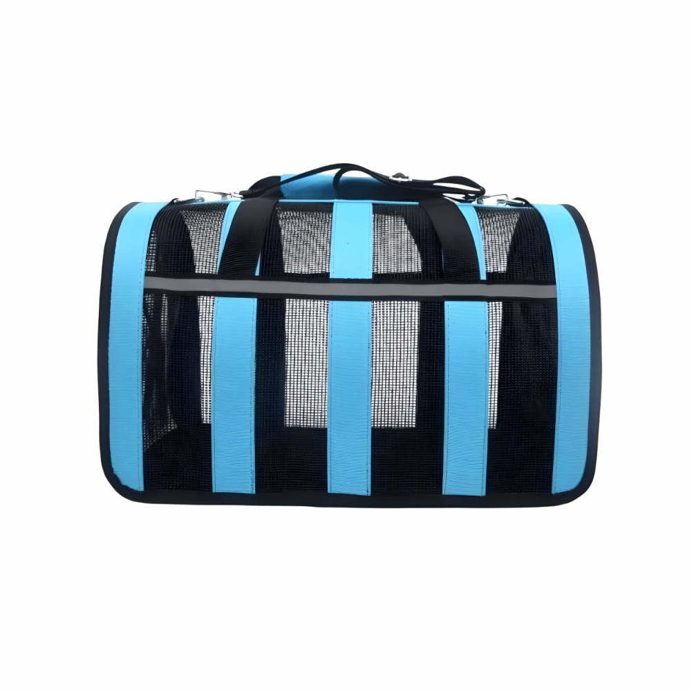 Mala de Transporte Animalissimo Azul para Cães e Gatos - Tam. M
