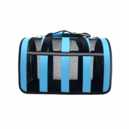 Mala de Transporte Animalissimo Azul para Cães e Gatos - Tam. M