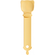 Colher Espremedora de Sachês Animalissimo Amarelo para Gatos - Tam. Único