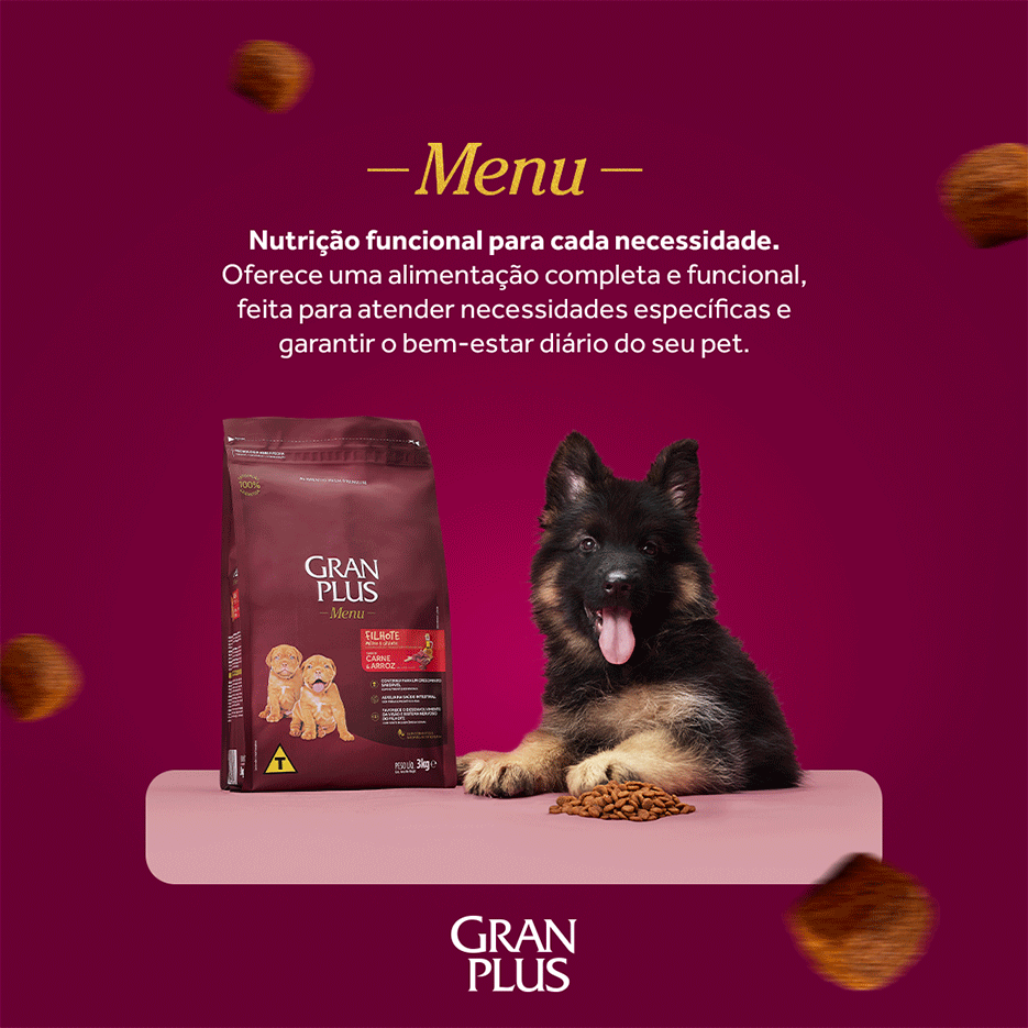 Ração Affinity PetCare Gran Plus Menu Sênior Frango e Arroz para Cães Idosos - 15Kg