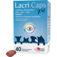 Suplemento Alimentar Agener União Lacri Caps para Cães e Gatos - 40 Capsulas