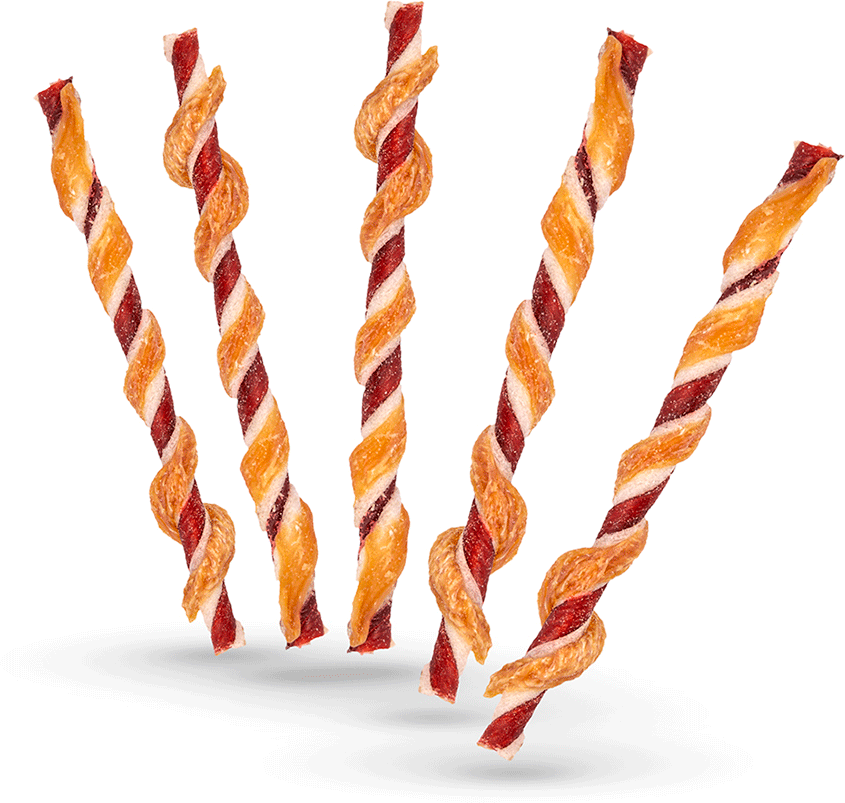 Petisco Kadi Twists 3 Sabores para Cães - 5 Unidades