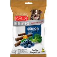 Bifinho Kadi Sênior Sabor Brócolis e Blue Berry para Cães Idosos - 55g