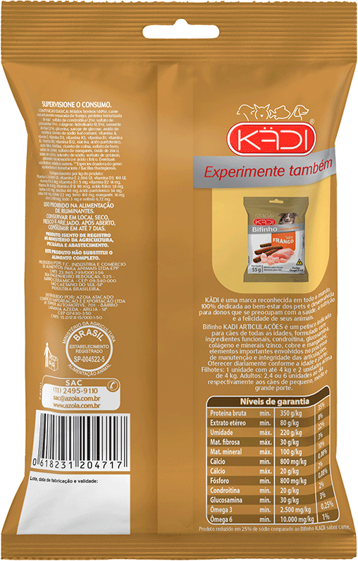 Bifinho Kadi Articulações para Cães - 55g