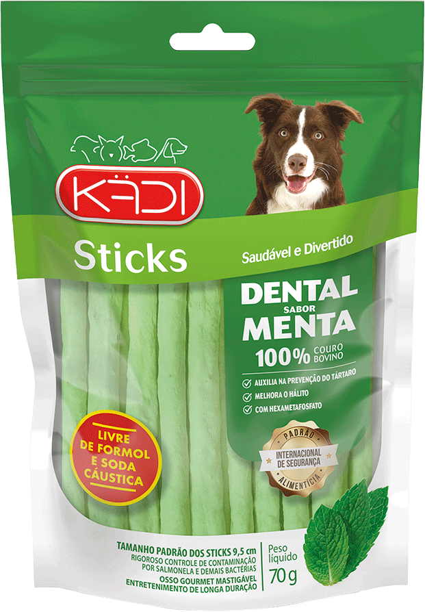 Petisco Kadi Dental Sabor Menta para Cães - 70g