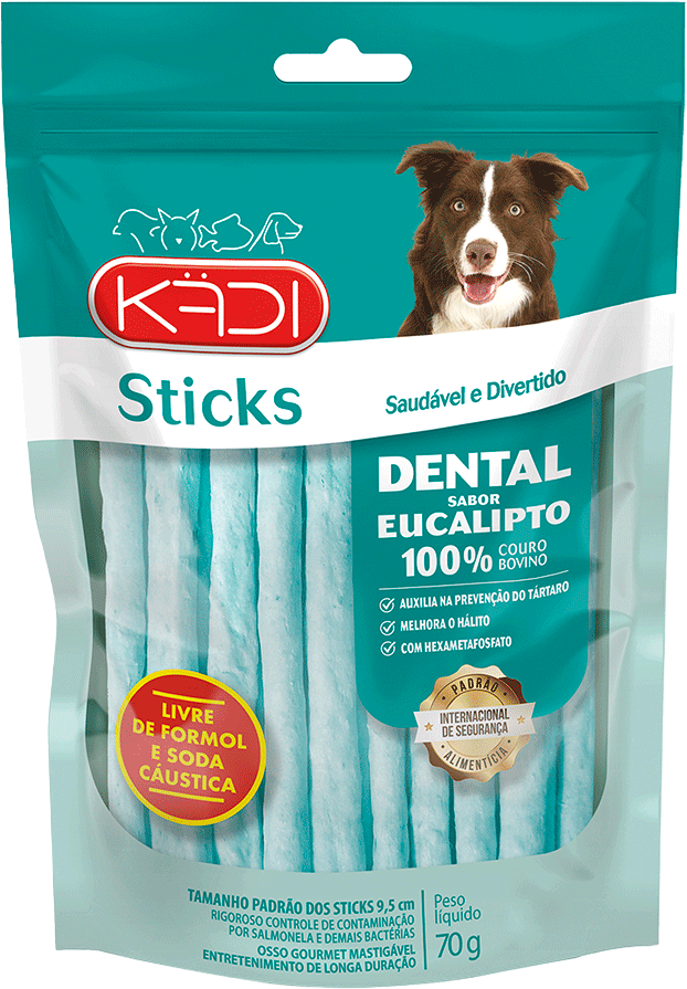 Petisco Kadi Dental Sabor Eucalipto para Cães - 70g