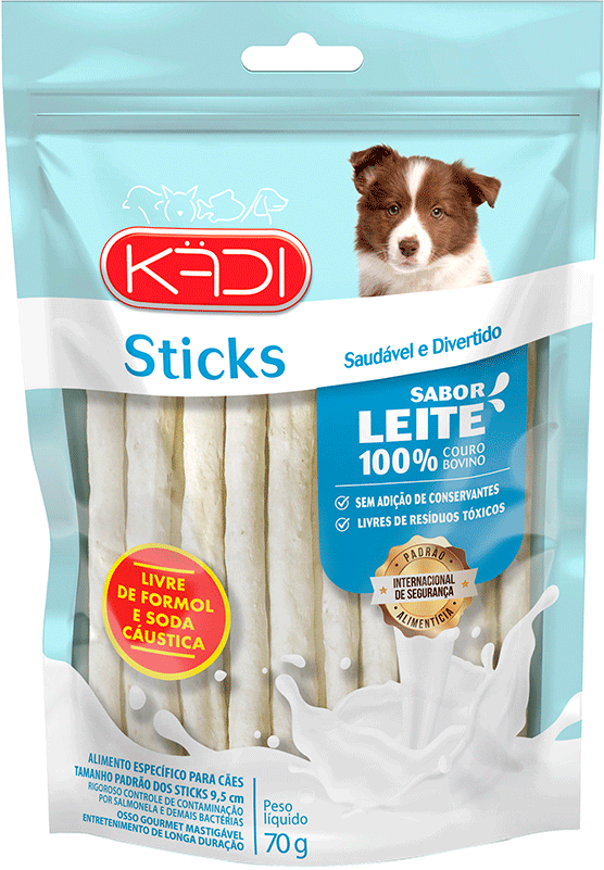 Petisco Kadi Sabor Leite para Cães - 70g