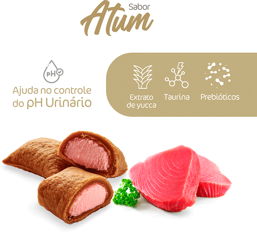 Snack Kadi Nuggets Sabor Atum para Gatos - 40g