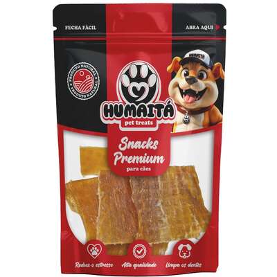 Snack Natural Humaitá Strips Ligamento Bovino para Cães