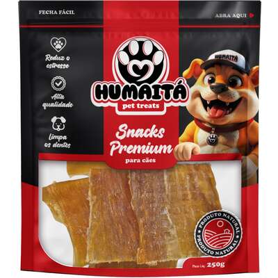 Snack Natural Humaitá Strips Ligamento Bovino para Cães