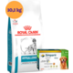 Kit Ração Royal Canin Veterinary Hypoallergenic Moderada 10,1 Kg para Cães + Antipulgas Simparic 80 mg - KIT