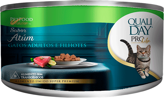 Ração Úmida Qualiday Prolife Sabor Atum para Gatos Adultos - 85g