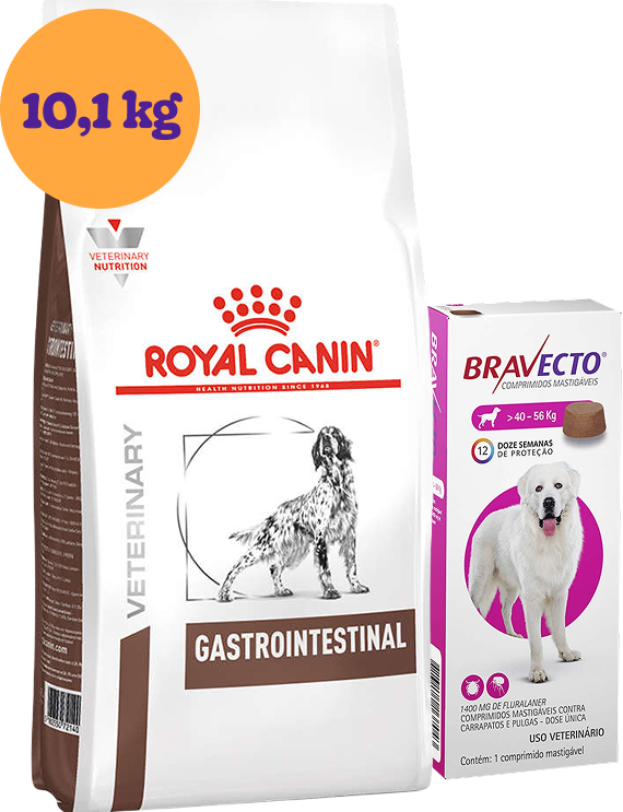Kit Ração Royal Canin Gastro Intestinal Low Fat para Cães Adultos 10,1Kg KIT - KIT