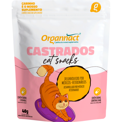 Suplemento Organnact Castrados Cat Snacks