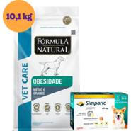 KIT Ração Seca Vet Care Obesidade para C