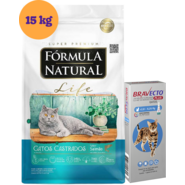 KIT Ração Seca Natural Life Sabor Salmão