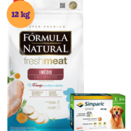 KIT Ração Seca Natural Fresh Meat Cães A