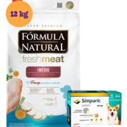 KIT Ração Seca Natural Fresh Meat Cães A