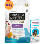 KIT Ração Seca Natural Fresh Meat Cães F