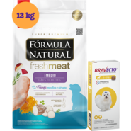 KIT Ração Seca Natural Fresh Meat Cães F
