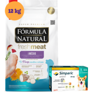 KIT Ração Seca Natural Fresh Meat Cães F