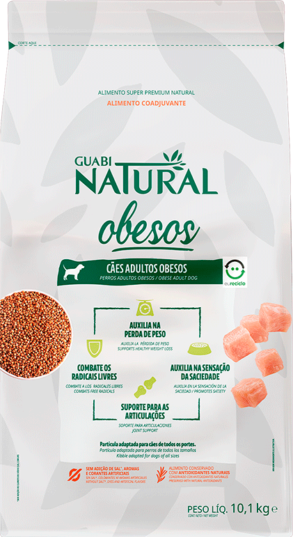 Ração Guabi Natural Frango para Cães Adultos Obesos - 10,1 KG