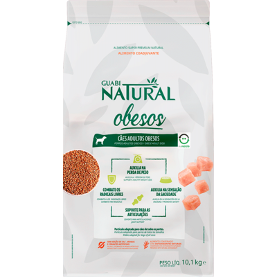 Ração Guabi Natural Frango para Cães Adultos Obesos