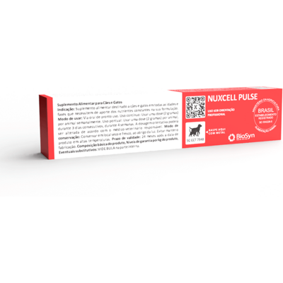 Suplemento Alimentar BioSyn Nuxcell Pulse para Cães e Gatos